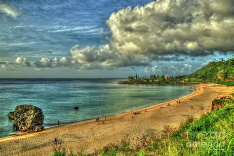 Calm Waters Waimea Bay Sunset Hawaii Collection Art Photograph By Reid