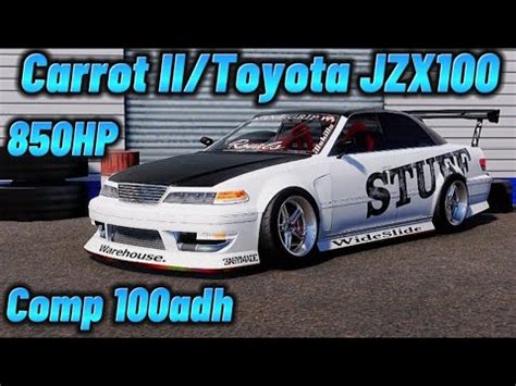 Carrot Ii Toyota Jzx Adh Comp Tune Carx Drift Racing Carx Drift