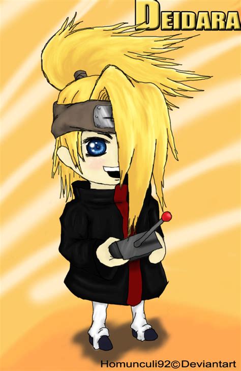 Deidara Chibi By Homunculi92 On Deviantart