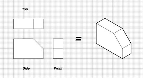Simple Isometric Drawing Exercises With Answers