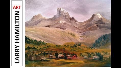 Oil Painting Tetons From The West Paint Along Live With Larry