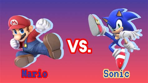 Ssbu Mario Vs Sonic Part 1 Youtube