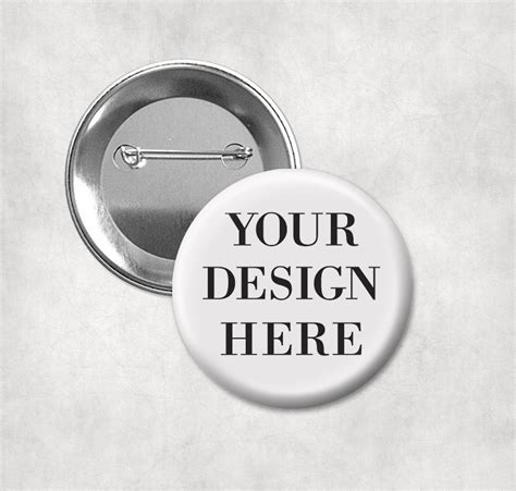 Custom Button Pins 125 Or 225 Design Your Own Etsy España