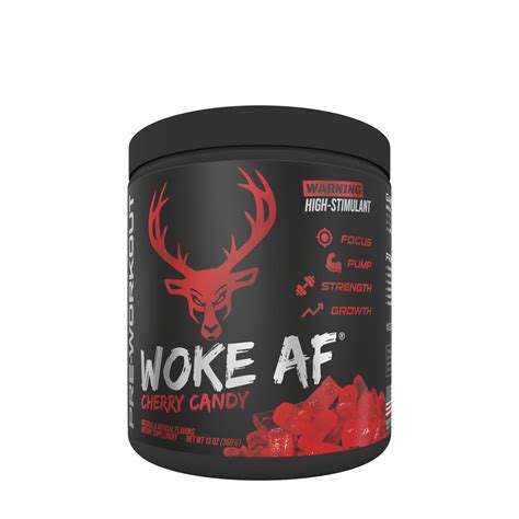 Woke Af™ Nootropic Preworkout Cherry Candy 30 Servings Cherry Candy