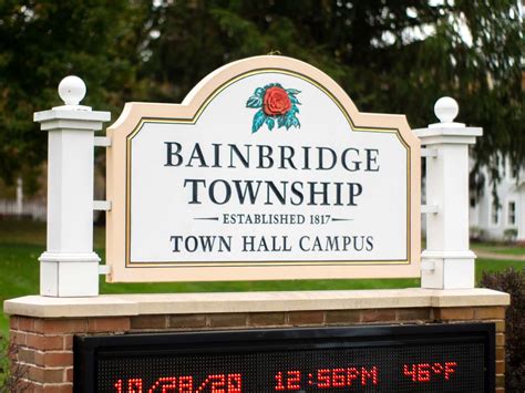 Bainbridge Sign Bainbridge Township