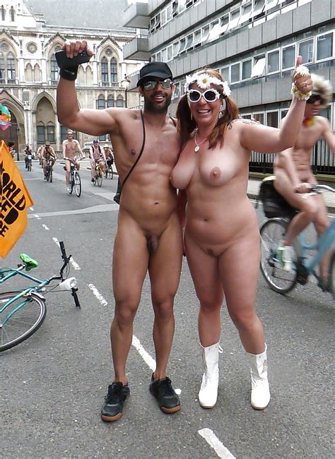 World Naked Bike Ridelondon Naked Bike Ride Cfnm Cloobx Hot Girl