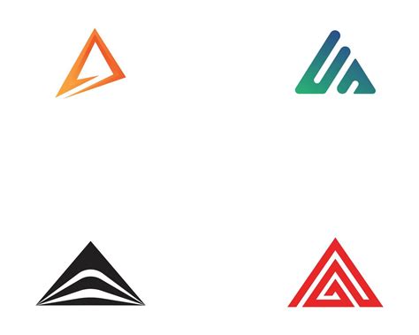 Pyramid Logo And Symbol Business Abstract Design Template Vector 596989
