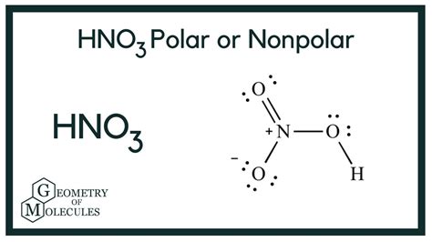 Hno3 Polar Or Nonpolar Nitric Acid Youtube