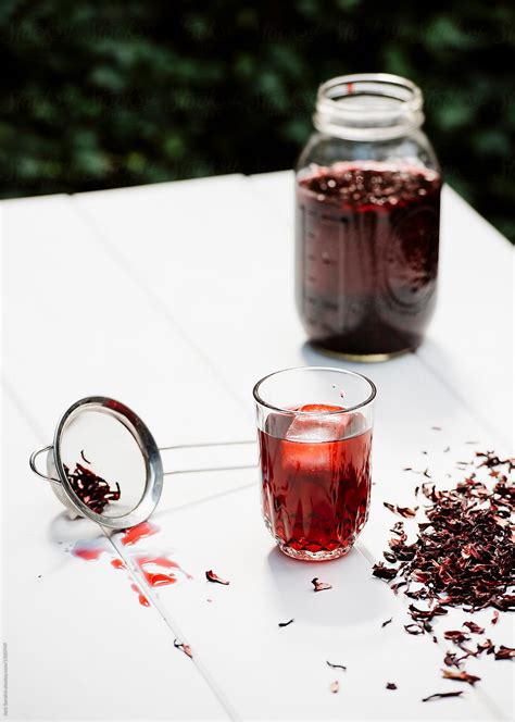Iced Hibiscus Tea By Stocksy Contributor Jack Sorokin Stocksy