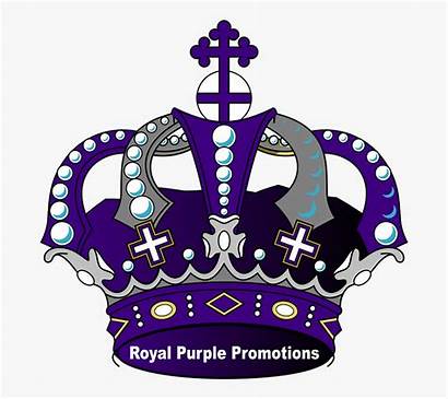 Crown Purple Majestic Crosses Gems Royal Power