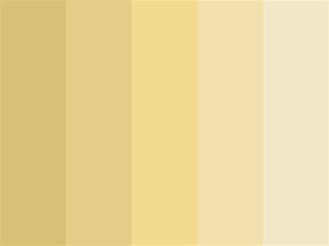 Palette Blonde Colourlovers Color Palette Yellow Shades Of