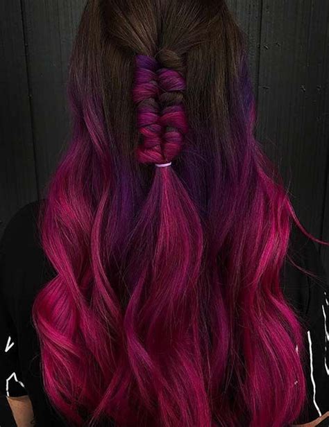20 Breathtaking Purple Ombre Hair Color Ideas Purple Hair Color Ombre