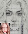 20+ how to draw a face - step by step | Sky Rye Design | Realistic ...