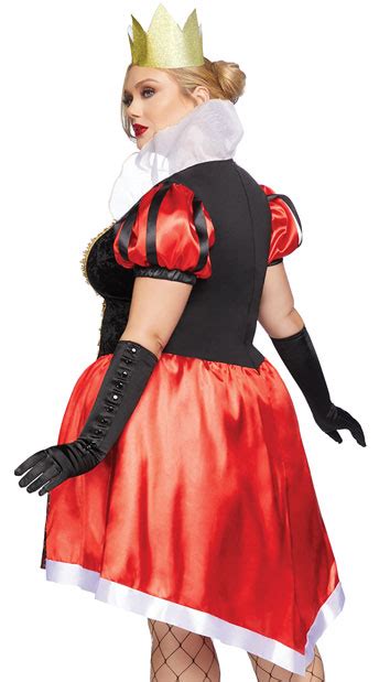 Plus Size Sexy Wonderland Queen Costume Plus Size Red Queen Costume