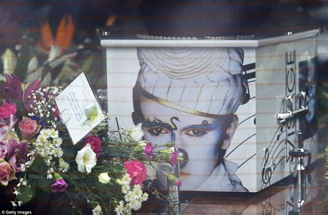 Boy George And Martin And Gary Kemp Carry Coffin At Steve Strange