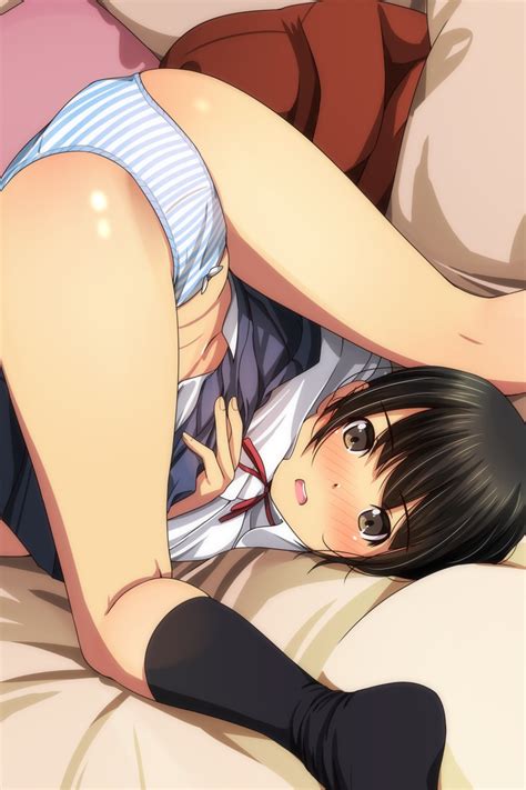 Matsunaga Kouyou Original Absurdres Highres Girl Ass Bed Sheet
