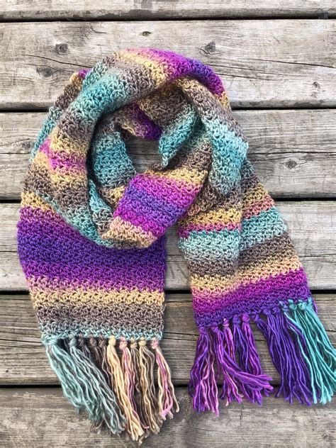 Rachel Scarf Free Crochet Pattern Rich Textures Crochet