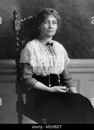 Emmeline Pankhurst Leader Du Mouvement Des Suffragettes