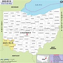 513 Area Code Map, Where is 513 Area Code in Ohio