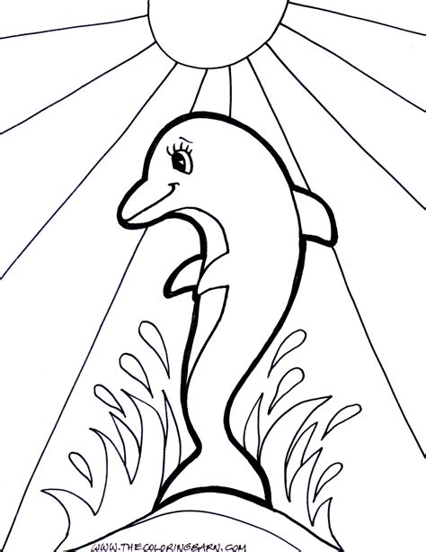 Dolphin Coloring Pages To Print Out At Getdrawings Free Download