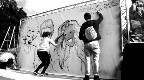 Dibujo Mural Para Proyecto De La Ue Youth On The Move