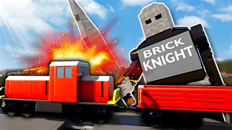 Stopping The Train In The Past Brick Rigs Multiplayer Gameplay