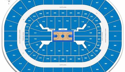 Chesapeake Energy Arena Interactive Seat Map | Two Birds Home