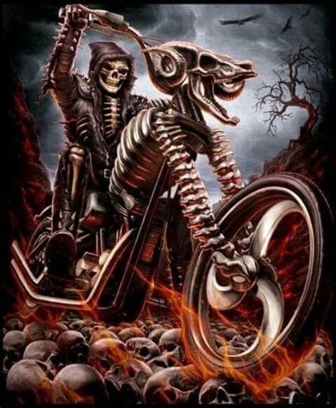 Pin By Nina Schaaf On Bikes And Skulls Grim Reaper Art Grim Reaper