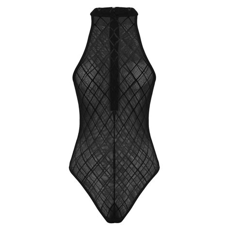 sexy see through bodysuit with back zipper store malta