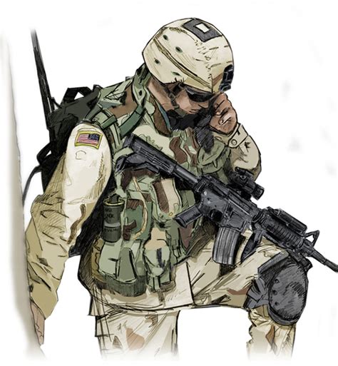 Military Soldier Drawing At Getdrawings Free Download