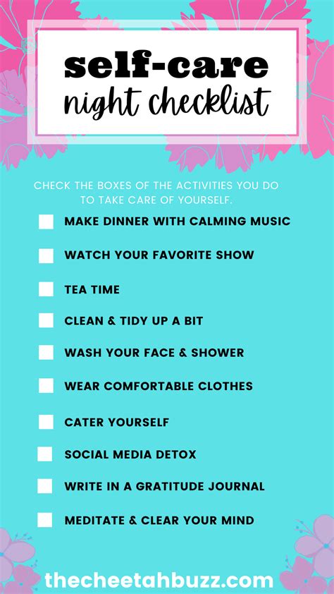 Self Care Night Routine Checklist Self Care Tips How To Better Yourself Self Confidence