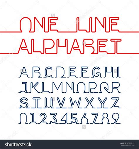 · teacher created resources black classic magnetic letters. One Line Alphabet And Numbers. One Single Continuous Line ...