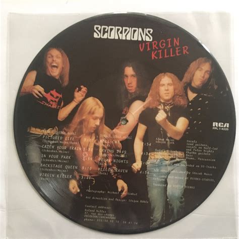 Scorpions Virgin Killer Picture Disc Vinyl New Etsy