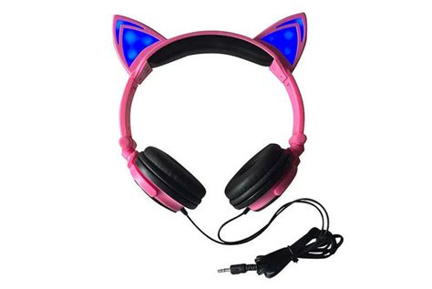 Usually a triangular notch, but can also be a hole or a missing ear tip. LED Cat Ear Headphones | Shop | Wowcher
