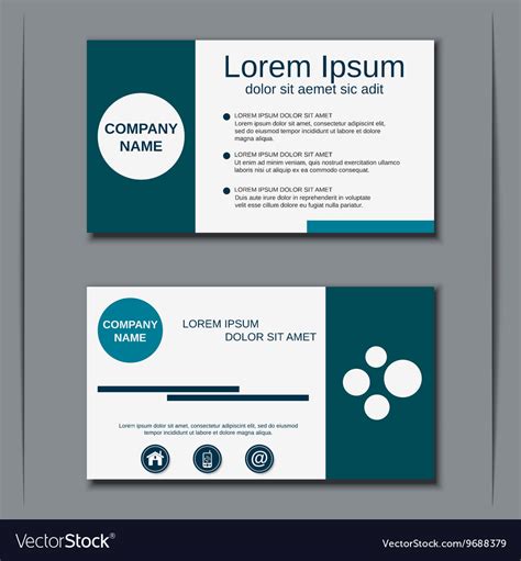 view  business visiting card design template