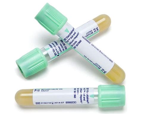 Bd Vacutainer Pst Tube With Hemogard Closure Save At Tiger Medical Inc