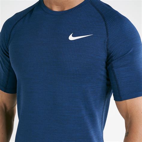 Nike Mens Pro Short Sleeve Slim Fit Top T Shirts Tops Clothing