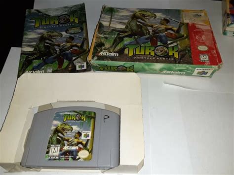 Turok Dinosaur Hunter Nintendo N Complete In Box Cib W