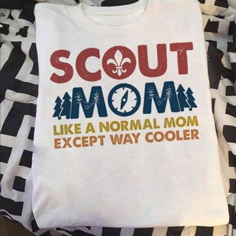 Scout Mom Like A Normal Mom Except Way Cooler The Compass Shirt Teepython