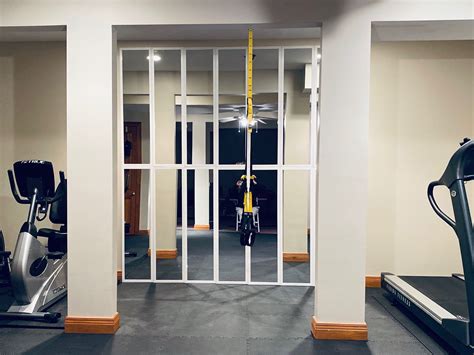 Diy Home Gym Mirror Wall How To Home Gym Mirrors Gym Mirror Wall