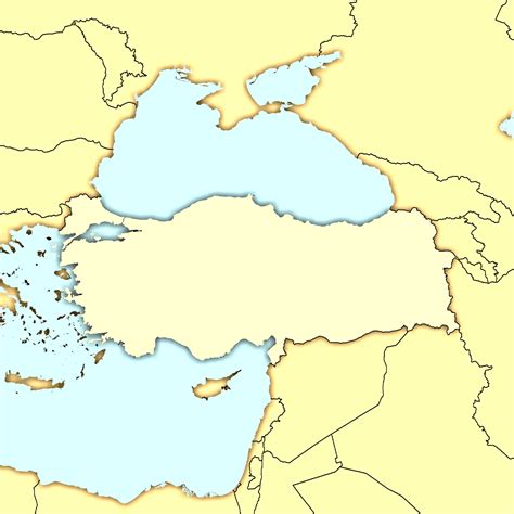 Turkey Map Modern •