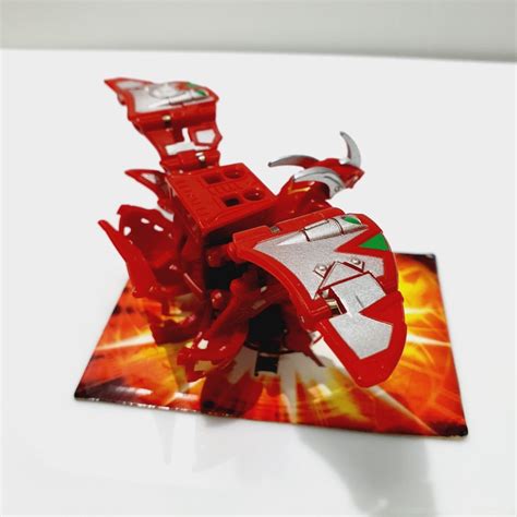 Bakugan Combat Set Tt Pyrus Lumino Dragonoid And Explosix Cross Buster