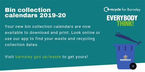 The New Bin Collection Calendars For Barnsley Council
