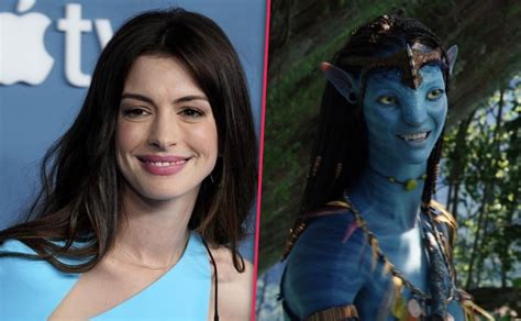 Avatar 2 Anne Hathaway Se Transformó En Una Navi De Pandora