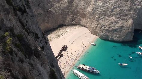 Navagio Beach Zakynthos Greece Youtube