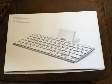 New Apple Mc533llb Ipad Keyboard Dock Model A1359 3d12 Ebay