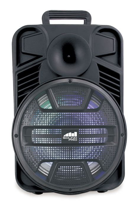 Portable 12″ Bluetooth Party Speaker With Disco Light