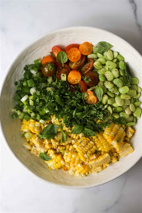 Summer Succotash With Grilled Corn The Healthy Epicurean