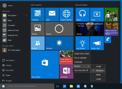 Windows 10 Start Menu Features Tips And Tricks