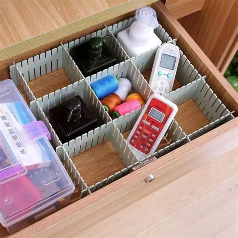 Diy sock organizer | diy projects. IDECO (4PCS 1PACK) DIY Drawer Separator Socks Storage Box Underwear Dresser Organizer Plastic ...